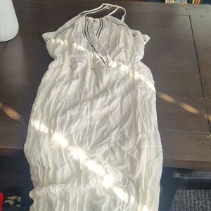 Women's white maxi dress
